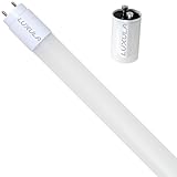 LUXULA LED Röhre 120cm - Kunststoff T8 G13-18W 2160lm - 4000K Neutralweiß - inkl. Starter-Brücke - Röhrenlampe Leuchstoffröhre Neonröhre