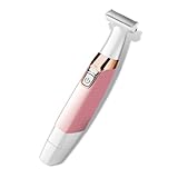 Baluue Dermaplane Rasierer Für Das Gesicht Der Frau Haarentfernungsinstrument Körperhaarentferner Elektrischer Bikini-trimmer Haarentfernungsgerät Haar-epiliergerät Damen Rasierer Rosa