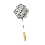 F Fityle Mini-Muffin-Maker, Kuchenherstellungswerkzeug, leicht zu reinigen, Mini-Kuchenherstellungsgerät aus Aluminiumlegierung, Ei-Waffel-Backform für den