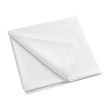 Bügelvlies 50g/m² Weiß aufbügelbare Vlieseinlage Einseitig Aufbügelbares Vlies Einlagestoff in mittlerer Stärke für Hemden, Kleider, Taschen, Kragen (200 x 100 cm)