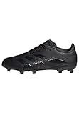 adidas Predator League Firm Ground Football Boots Sneaker, Core Black/Carbon/Core Black, 36 EU