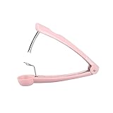 Dr. Oetker Kirschentkerner 14 cm, entkernt Kirschen kuchen- und einmachgerecht im Handumdrehen, Klinge aus Metall, mit Haltegummi zum platzsparendem Verstauen, (Farbe: rosa), Menge: 1 Stück
