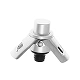 Cabilock Weinverschlussstopfen Kühler Weinverschlüsse für Weinflaschen Stopper Spender Versiegelung kistenverschluss flaschendeckel Sektflaschenverschluss Wein- -Kappe Silver