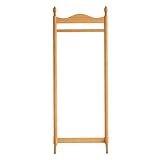 ZJTHY Holz-Garderobe, stehend, Kleiderbügel, stabil, Garderobe, Hutablage, Garderobe, Kleiderstange, Aufhänger für Zuhause, Innen- und Außenbereich, Möbel
