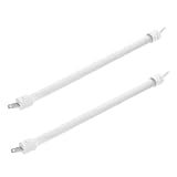 SOLUSTRE 2St Heizungsrohr das sich auf das Produkt „Small Sun Heater Heating Pipe“ bezieht Robuste Heizröhre heizstrahler ersatzteile heizstab Austausch der Lampenröhre Heizlampe Quarz Weiß