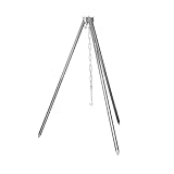 ibasenice Bbq Topfhalter Grillrost Zubehör Camping Grillroste Zusammenklappbar Für Den Außenbereich Dreibein Faltbare Grills Tragbar Grillen Barbecue