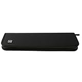 Courtieyeardceastea Herren-Reise-Krawattenetui, Aufbewahrungstasche, Halter, Krawatte, Gepäck, Organizer, Tasche, Schwarz, 42 x 13 x 2,5 cm, Grau/Schwarz, 42 x 13 x 2,5 cm, 42X13X2.5CM, Siehe