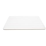 Hemobllo Doppelseitiges Whiteboard Pvc Holzrahmen Abwischbare Büro und Schultafel mit Linien Tragbare Schreibtafel für Konferenzen und Kreativität