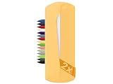 npluseins 2er Pack - Bezug für Nackenrollen 40x15 cm 100% Baumwolle 1600.2330, 40 x 15 cm, gelb