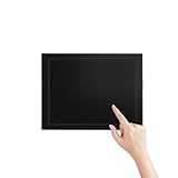 HJLKDYM Lüftungssysteme, Anthrazitfarbene Metall-Revisionsklappe klick-Funktion, Leicht Zugängliche Türen Trockenbau, Wand, Elektro- Und Sanitärinstallationen(Schwarz,20x20x3.5cm)