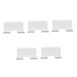 Ciieeo 5st Haartrocknerhalter Föhnhalter Aus Kunststoff Badezimmer-haarwerkzeug-Organizer Fönständer Fön Wandhalterung Haarbürstenhalter Föhnhalter Für Die Wand Fönhalter Weiß Plastik