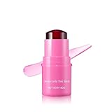 Milk Jelly Tint, Milk Makeup Cooling Water Jelly Tint and Lip Stain, Makeup Lip Tint, Jelly Blush Stick, Sheer Lip & Cheek Stain Solid Moisturizer Stick, Buildable Watercolor Finish (Rose Pink)