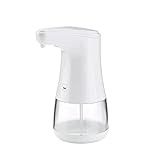 kela Desinfektionsspender Aurie Comfort, 360 ml, Ø 9 cm, ABS-Kunststoff, weiß, Zwei Sprühstufen, rutschsicher, mit Sensor, 24510