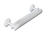 Dekohaken24' - Schlaufengleiter, 100 Stück, für 5 cm Schlaufen, zum Dekorieren von Schlaufenschals/Schlaufenvorhängen an Einer Gardinenstange oder Gardinenschiene