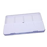 KALLORY 1 Satz Malkasten wasserfarbkasten aquarellkasten malerpalette Tragbarer Farbkasten Künstlerfarbkasten Zinn Aquarelle csy pfannenwender farbige Anzeigeplatte Farbmischer pp Blue