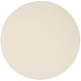 CORHAD Cordierit Pizzastein Hitzebeständig Pizzabackblech Weiß Glatt Poliert für Ofen Backen Pizza Brot Kuchen