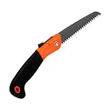 Angoily Klappbare Haushaltshandsäge mit Zugkraft für Trockenes Holz Leichte Baumsäge für Gartenarbeit Langlebige Klappsäge mit Ergonomischem Griff für Outdoor Notfall und