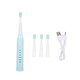 minkissy 1 Satz Elektrische Zahnbürste für Mundreinigungsbürste Zahnbürsten Halter zahnbürste toothbrush Kinderzahnbürste aus Kunststoff automatische zahnbürste Abs Blue