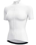 Lo.gas Fahrradtrikot Damen Kurzarm Atmungsaktiv Radtrikot Damen Kurzarm Fahrrad Trikots Mit Rückentaschen