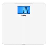 Escali HC255W Badezimmerwaage, hohe Kapazität, rutschfest, 254 kg, Weiß