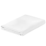 Highdi Massage Bettlaken mit Loch, Waschbare Massage Tischdecke Atmungsaktiv Bezug für Massageliege Weiches Beauty Betttisch-Bezug für SPA (Weiß,80 * 200cm)