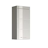 trendteam smart living - Hängeschrank - Bad - Amanda - Aufbaumaß (BxHxT) 37 x 77 x 23 cm - Farbe Weiß Hochglanz - 139350101