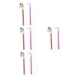 BESPORTBLE 4 Sätze Aufblasbarer Pferdekopfstock Plastikpferde Aufblasbarer Tierstock Steckenpferde Aufblasbarer Kampfstock Aufblasbare Cowgirl-Party Aufblasbare Kuh Luftpferd PVC 2 Stück * 4
