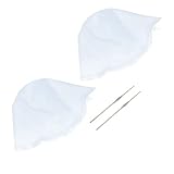FOMIYES 4 Stück Haarfärbekappe werkzeug Hut zum Haarefärben Kappen zum Färben von Haaren Haar-Highlighter-Set Haarfärbemittel Haare färben für Salon Färben von Farbkappen Eisen Blue