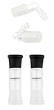 BMTick Glas-Winkeladapter und Zyklonschalen, Ersatzteil für XQ2 Extreme Q und V-Tower Aromatherapie-Turm-Einheiten, 4 Stück, 987654325678