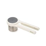 Joseph Joseph Helix - Kartoffelpresse, Pürieren und Pürieren von Gemüse, Edelstahl, weiß/grau