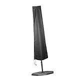 CIMAXIC Wasserdichte Schutzhülle Für Gartenschirme Aus 210D Oxford Stoff Staub Und Wetterschutz Abdeckung Für Sonnenschirme Ideal Für Balkon Und Terrasse