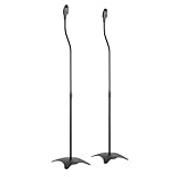 mywall HS1SL Universal-Standfuß Lautsprecher (Tragkraft 4,5kg, 2-er Pack) Satellitenboxen schwarz