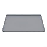 Oniissy Silikonmatte für Kaffeemaschinen, 50 x 40 cm, rutschfest, hitzebeständig, auslaufsicher, leicht zu reinigen, für Espressomaschinen, Küchenmaschinen und Mixer, Grau