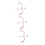 BESPORTBLE 3 Sätze Amor Bogen Und Amor-Halloween-kostüm Valentinstag Halloween Amor Cosplay Amor-Herz-spitzenpfeil Halloween-Engel-Requisite Halloween-Amor-versorgung Schleife Rosa