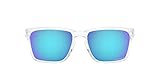 Oakley Herren Sylas Sonnenbrille, Polished Clear/Prizm Sapphire, 1