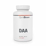 GymBeam D-Asparaginsäure (Kapseln) - DAA, Testosteron-Booster, natürliche Unterstützung für Muskelmasse, Leistung und Fruchtbarkeit, praktische Form, ideal für Kraftsportler, 120 kaps