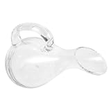 OSOLADY Glas wein dekanter mit Schrägem Ausguss Spülmaschinenfest Komfortabler Griff Praktischer Karaffe für Rotwein Whiskey und Vodka Aeratisierend Einfach zu Reinigen Stilvolles Design