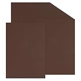 PATIKIL 100 Blatt farbiges Tonpapier, A4 Größe 230GSM dickes Kartonpapier bedrucktes farbiges Papier für DIY Basteln Scrapbooking Kartenherstellung Partydekorationen, Braun