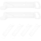 Artibetter 6 Stück Teiliges Transparente Pp klingenschutz Hüllen für Küchenmesser Rutschfeste Messerschutzhüllen Abriebfeste Cutter Schutzkappen für Obst Kochmesser