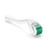 Derma-Roller Microneedling Roller mit 540 Nadeln, Micronadeln Derma Roller 0,5 mm für Gesicht und Körper, effektiv gegen Falten, große Poren, Dehnungsstreifen, Haarverlust, Narben, Hyper-Pigmentierung