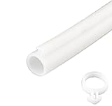 Fensterdichtung O-Typ,10M Türdichtung Dichtungsband Selbstklebend, Dichtungsband für Türen Fenster, Dichtung Türrahmen Flexibel, Fensterdichtung Selbstklebend für Windschutz, Lärm (Weiß, 10 mm)