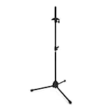 Gear4Music Posaunenständer - Klappbar, Höhenverstellbar, Metall, Schwarz, F, Trompetenständer
