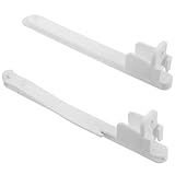 UPKOCH Verstellbares Kinderbett Bettgitter Verbindungsset aus Kunststoff und Stahl Weiß Selbstgemacht Zaunverbinder für Babybett Schrauben Montage Zubehör für Gitterstab Anpassung