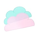 Abaodam 2 Stück Pet Food matten Hitzebeständig rutschfest Langlebig mit Anti leck Design für Hunde Katzenfutter Hitzeisolierend Verschleißfest Einfache Reinigung Praktische