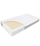 Manufaktura Materacy Latex-Mousse Matratze 60x120 Babymatratze 60 x 120 Kinderbett 120x60 Festigkeiten Öko-Tex Zertifiziert
