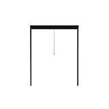 APANA - Fliegengitter Rollo für Fenster bis 130 cm x 160 cm - ausziehbarer Insektenschutz Fenster zum Zuschneiden gegen Fliegen, Insekten und Mücken - Insektenschutzrollo Fenster (Anthrazit)