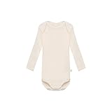 Dilling Baby Wickelbody Langarm Natur 86 – Bio Merinowolle – Wärmend & Sanft zur Haut – Nachhaltig & Umweltfreundlich