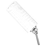 Abaodam Auslaufsichere Edelstahl Haustier Trinkflasche mit Kunststoffspender für Kaninchen Hamster und Kleintiere Leichter Hänge wasserspender für Sauberes Frisches Wasser zu Hause