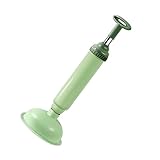 TOYANDONA Toilettenentstopfer mit Starkem Saugkolben Leichter Wc saugglocke für Bad und Küche Vielseitiger Rohrreiniger zur Beseitigung von Verstopfungen Grün Einfach zu Reinigen Lagern