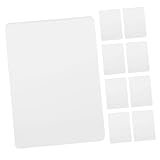 Supvox 200 Blatt Transparente Laminierfolien 135x186mm Wasserfeste Thermolaminierfolien für Fotos Ausweise und Dokumente Laminierhüllen aus Kunststoff